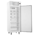 Armario de Refrigeración de Acero Inoxidable para Panadería 4 Estantes 1 Puerta de Cristal 488 Litros 725x665x1995h mm ATP 500 PO Corequip
