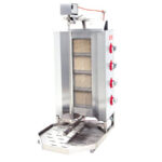 Asador de Kebab a Gas 4 Quemadores 550x700x1120h mm 7931E EUTRON