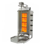 Asador de Kebab a Gas 4 Quemadores 540x660x1100h mm 6387 EUTRON