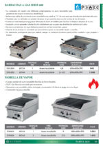 Barbacoa a Gas Piedra Volcánica Sobremesa Gama 600 - 400x600x290h mm GGL604EUT EUTRON - Imagen 2