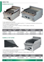 Barbacoa a Gas Piedra Volcánica Sobremesa Gama 700 - 400x700x290h mm GGL711SEUT EUTRON - Imagen 2