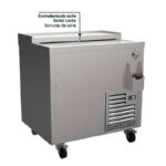 Botellero Subzero -3º+3º en Acero Inoxidable 1 Puerta Corredera 220 Litros Serie BC 875x670x913h mm BC 36 I Infrico