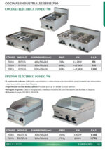 Fry Top Eléctrica Placa Lisa Acero al Carbono Sobremesa Gama 700 - 400x700x265h mm EG721-S EUTRON - Imagen 2