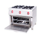 Cocina Eléctrica 2 Fuegos con Horno Modular 1000x640x850h mm 7922E EUTRON