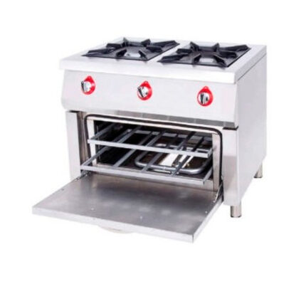 Cocina Eléctrica 2 Fuegos con Horno Modular 1000x640x850h mm 7922E EUTRON