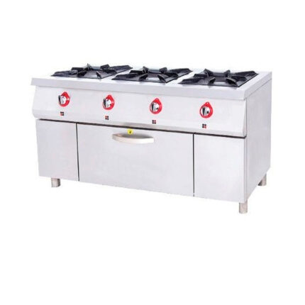Cocina Eléctrica 3 Fuegos con Horno Modular 1500x640x850h mm 7923E EUTRON