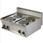 Cocina Eléctrica 4 Fuegos Sobremesa Gama 700 - 800x700x265h mm ER721-S EUTRON