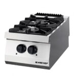 Cocina a Gas 2 Fuegos Sobremesa Gama 700 - 400x700x280h mm OSOG4070L EUTRON
