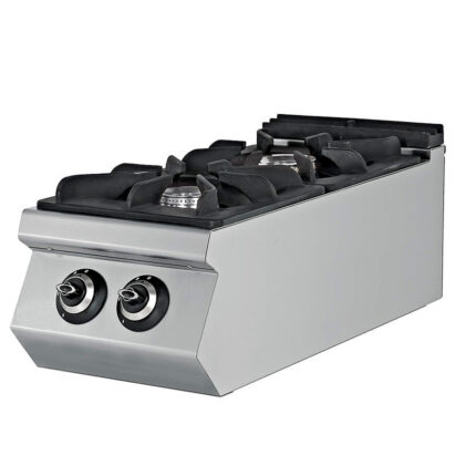 Cocina a Gas 2 Fuegos Sobremesa Gama 900 - 400x900x300h mm 9315E EUTRON