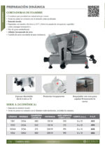 Cortadora de Fiambre Acero Inoxidable con Cuchilla Ø 200 mm 498x435x380h mm 1301 EUTRON - Imagen 2
