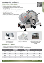 Cortadora de Fiambre Acero Inoxidable con Cuchilla Ø 200 mm 498x435x380h mm 1302 EUTRON - Imagen 2