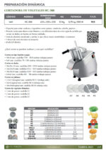 Cortadora de Verduras Acero Inoxidable y Aluminio Anodizado 610x350x350h mm 1441 EUTRON - Imagen 2