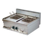Cuece Pasta Eléctrico 14 + 14 Litros con Grifo de Vaciado Sobremesa Gama 700 - 800x700x265h mm EF721-SEUT EUTRON