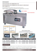 Envasadora al Vacío de Campana Modular 1485x735x940h mm HVC-610S/2AG EUTRON - Imagen 2