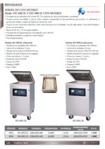 Envasadora al Vacío de Campana Modular 480x535x1010h mm DZ-400/2L EUTRON - Imagen 2