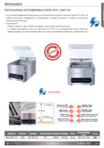 Envasadora al Vacío de Campana Sobremesa 305x445x240h mm HVC-210T1D EUTRON - Imagen 2