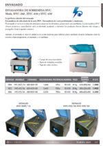 Envasadora al Vacío de Campana Sobremesa 335x488x360h mm HVC-260T/1A EUTRON - Imagen 2