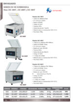 Envasadora al Vacío de Campana Sobremesa 577x650x500h mm DZ-500T EUTRON - Imagen 2