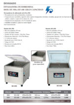 Envasadora al Vacío de Campana Sobremesa 435x570x500h mm DZ-350 EUTRON - Imagen 2
