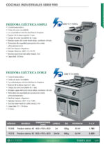 Freidora Eléctrica con Grifo de Vaciado 2 Cubas 24 + 24 Litros Modular Gama 900 - 800x900x850h mm 9331E EUTRON - Imagen 2