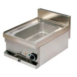 Baño María Eléctrico GN 1/1 - 1 Cuba con Grifo de Vaciado 13 Litros Sobremesa Gama 600 - 400x600x280h mm EB604 EUTRON