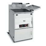Freidora a Gas con Grifo de Vaciado 1 Cuba 23 Litros Modular 550X595X1000h mm 1614 EUTRON