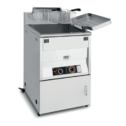 Freidora a Gas con Grifo de Vaciado 1 Cuba 23 Litros Modular 550X595X1000h mm 1614 EUTRON