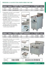 Freidora a Gas con Grifo de Vaciado 1 Cuba 10 Litros Modular Gama 700 - 400x700x900h mm GF712EUT EUTRON - Imagen 2