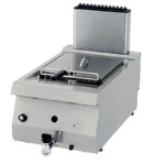 Freidora a Gas con Grifo de Vaciado 1 Cuba 12 Litros Sobremesa Gama 700 - 400x700x280h mm 5021 EUTRON