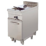 Freidora a Gas con Grifo de Vaciado 1 Cuba 20 Litros Modular Gama 900 - 425x900x900h mm GF912EUT EUTRON