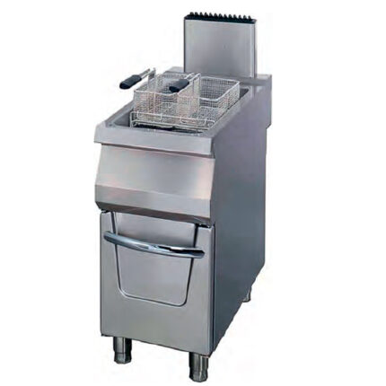 Freidora a Gas con Grifo de Vaciado 1 Cuba 22 Litros Modular Gama 900 - 400x930x850h mm 5041 EUTRON