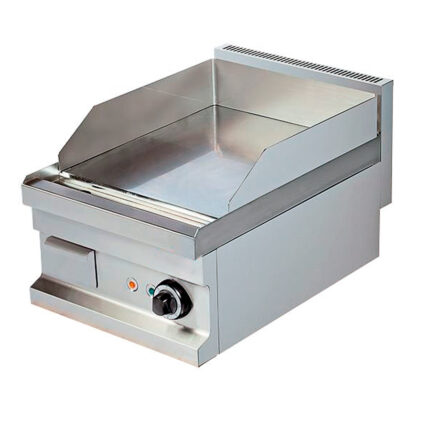 Fry Top Eléctrica Placa Lisa Acero al Carbono Sobremesa Gama 700 - 400x700x265h mm EG711-S EUTRON
