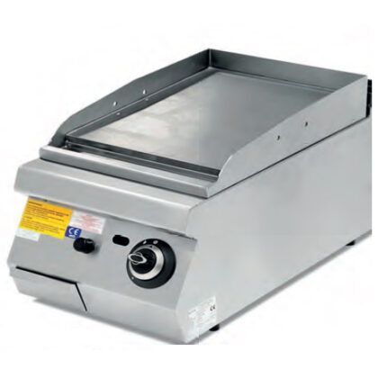 Fry Top a Gas Placa Lisa Cromo Duro Sobremesa Gama 900 - 400x900x300h mm 9334E EUTRON