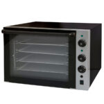 Horno Eléctrico de Convención con Vapor 4 Bandejas 440 x 318 - 670x650x470h mm 1716 EUTRON