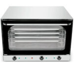 Horno Eléctrico de Panadería Convencional con Vapor 4 Bandejas 600x400 - 835x770x575h mm 1721 EUTRON
