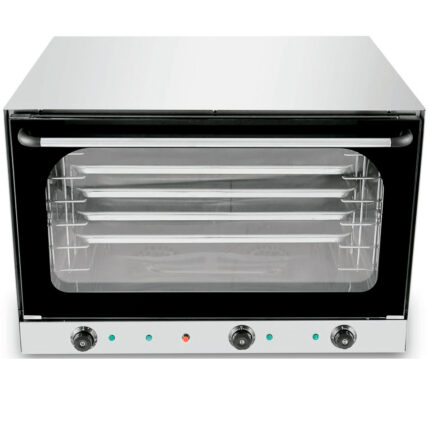 Horno Eléctrico de Panadería Convencional con Vapor 4 Bandejas 600x400 - 835x770x575h mm 1721 EUTRON