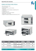 Horno de Pizza Eléctrico 1 Pizza 40 Ø cm 585x550x280h mm 1718 EUTRON - Imagen 2