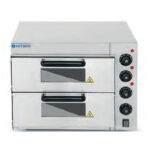 Horno de Pizza Eléctrico 2 Pizzas 40 Ø cm 560x570x440h mm 1719 EUTRON