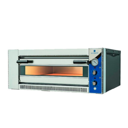 Horno de Pizza Eléctrico 6 Pizzas 33 Ø cm 1380x900x400h mm 7907-33 EUTRON