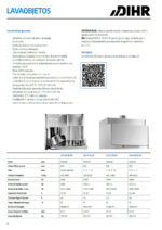 Lavaobjetos Industrial con Cesta de 1350x725 mm Altura Útil 820 mm 1490x885x1970h mm LP4 S8 PLUS Corequip - Imagen 2