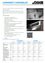 Lavavasos Electrónico con Cesta de 400x400 mm 450x535x710h mm CS40 L Corequip - Imagen 2