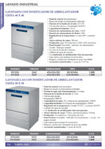 Lavavajilla Industrial con Cesta 50 x 50 cm Altura Útil 355 mm 600x600x830h mm DW500N EUTRON - Imagen 2