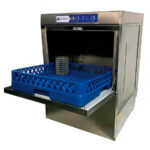 Lavavasos Industrial con Cesta 50 x 50 cm Altura Útil 300 mm 600x670x820h mm OBY500E EUTRON