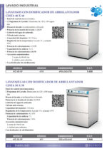 Lavavasos Industrial con Cesta 40 x 40 cm Altura Útil 250 mm 490x560x780h mm WZ-40-RP EUTRON - Imagen 2