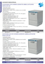 Lavavasos Industrial con Cesta 40 x 40 cm Altura Útil 280 mm 480x580x770h mm EUT.1100-1P EUTRON - Imagen 2