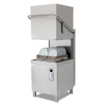 Lavavajilla Industrial de Cúpula con Cesta 50 x 50 cm Altura Útil 385 mm 696x765x1485h mm EUT.1000-1P EUTRON