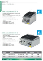Parrilla a Gas Hierro Fundido Sobremesa Gama 900 - 400x900x300h mm 9340E EUTRON - Imagen 2