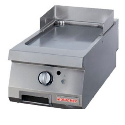 Plancha a Gas Cromo Duro Placa Lisa Sobremesa Gama 700 - 400x700x280h mm 5047 EUTRON