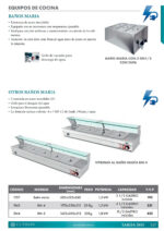Vitrina Expositora Caliente Baño María con Grifo de Vaciado 4 Cubetas GN 1/2 Sobremesa 1170x350x315h mm 3143 EUTRON - Imagen 2