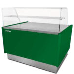 Vitrina Expositora Neutra para Pastelería Cristal Recto sin Reserva 2500x950x1000h mm LYON250N INFRIMA